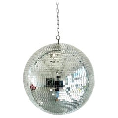 Grande boule de disco en mosaïque de verre, années 1970 USA