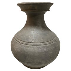 Japanische Antike Antike Sueki Sue Ware Wabi-Sabi Keramik Vase Topf Gefäß 