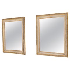 Antique French Wall Mirrors, A Pair