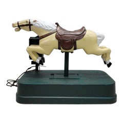 Vintage Coin Operated Carousel Horse Ride