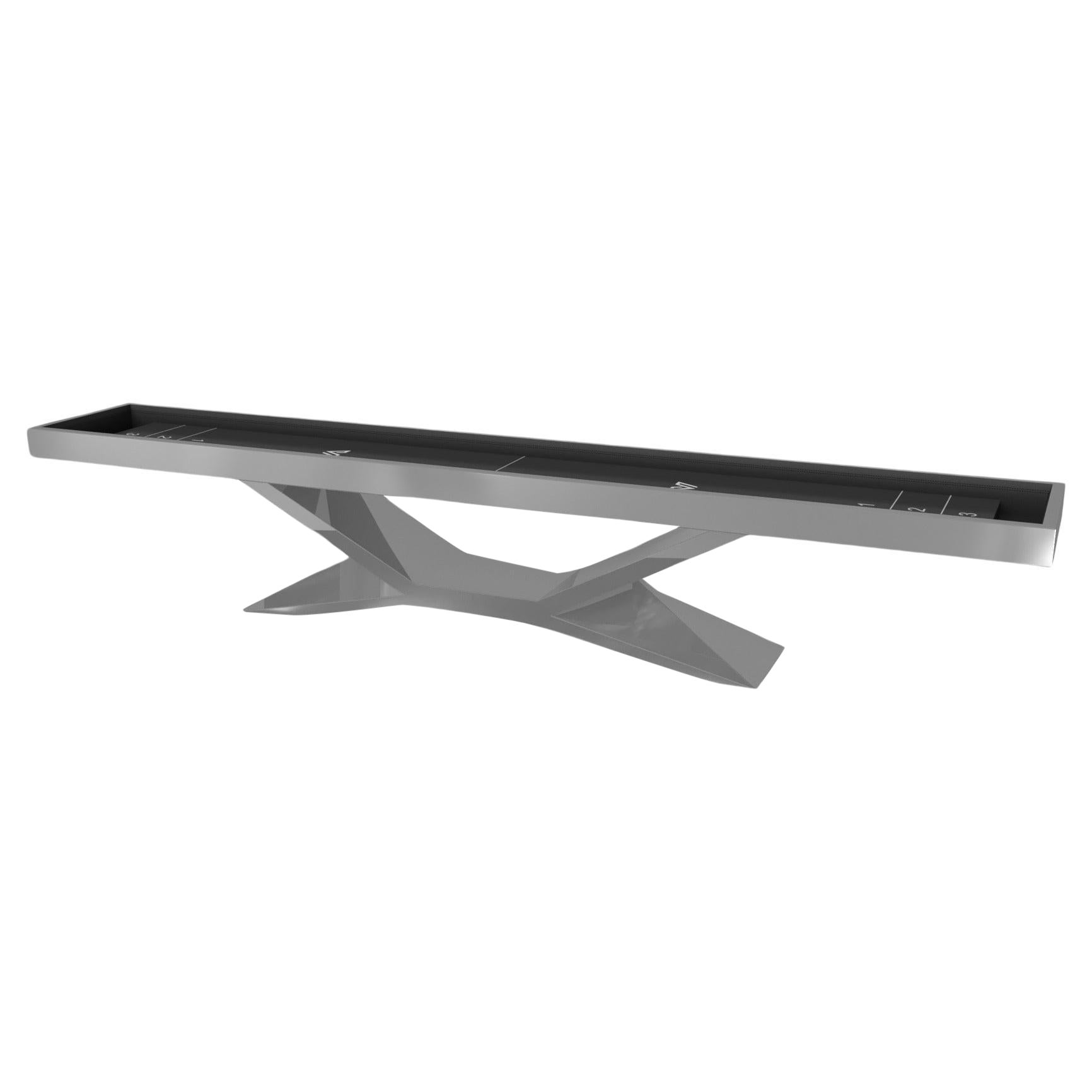 Elevate Customs Kors Shuffleboard Tables/Stainless Steel Sheet Metal in 12' -USA