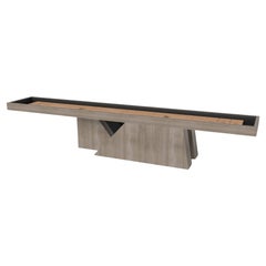 Elevate Customs Stilt Shuffleboard Tables / Solid White Oak Wood in 16' - USA