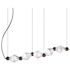 Chronos Ruggine Of Florence Metal Pendant Lamp by Alabastro Italiano