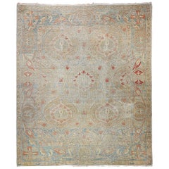 Vintage Turkish Oushak in an All-Over Large Pattern