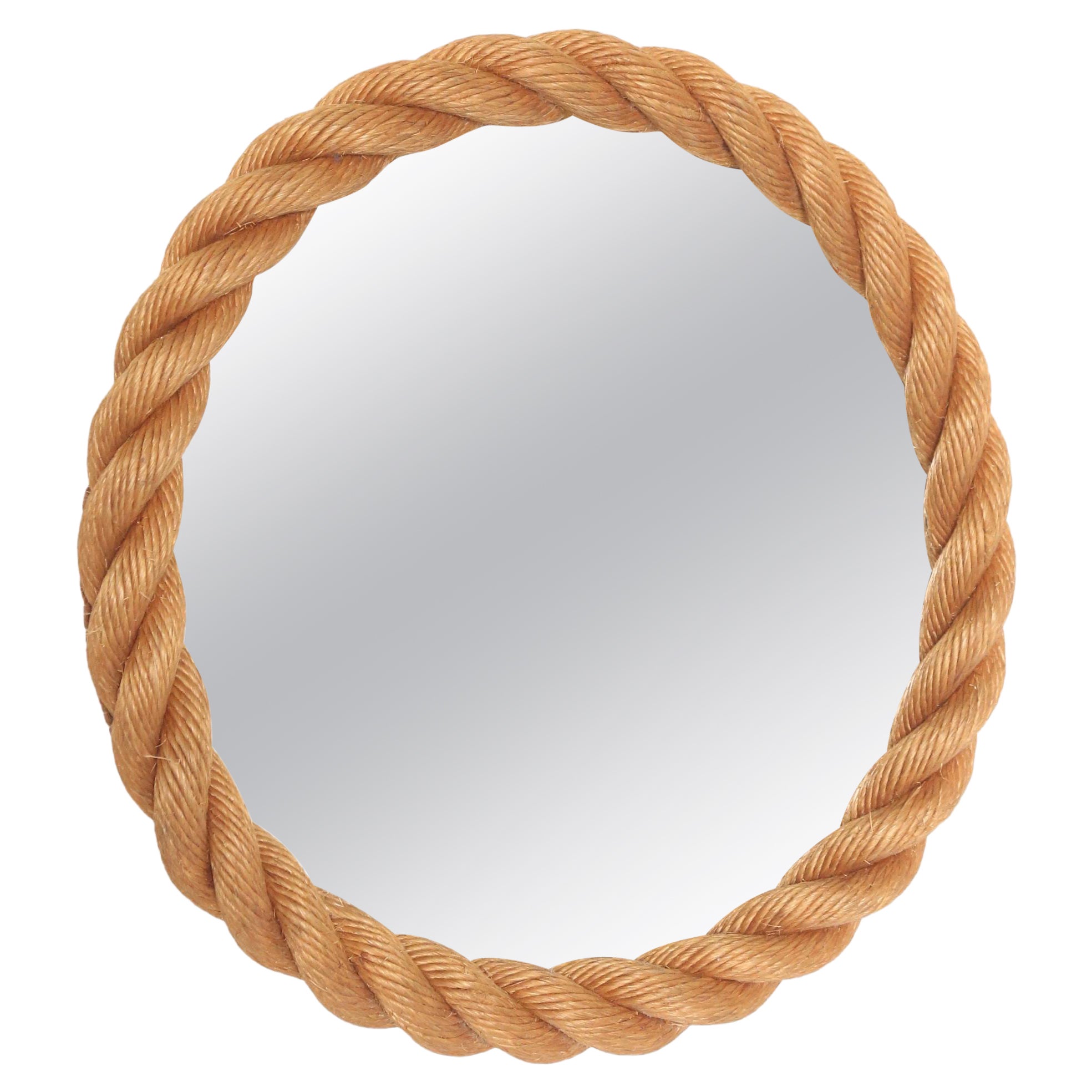 1950 Rope mirror Audoux Minet For Sale at 1stDibs