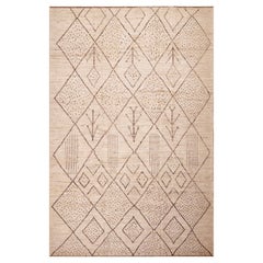 Nazmiyal Collection Tribal Moroccan Beni Ourain Design Modern Rug 14'6" x 9'9"