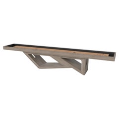 Elevate Customs Rumba Shuffleboard Tables / Solid White Oak Wood in 12' - USA