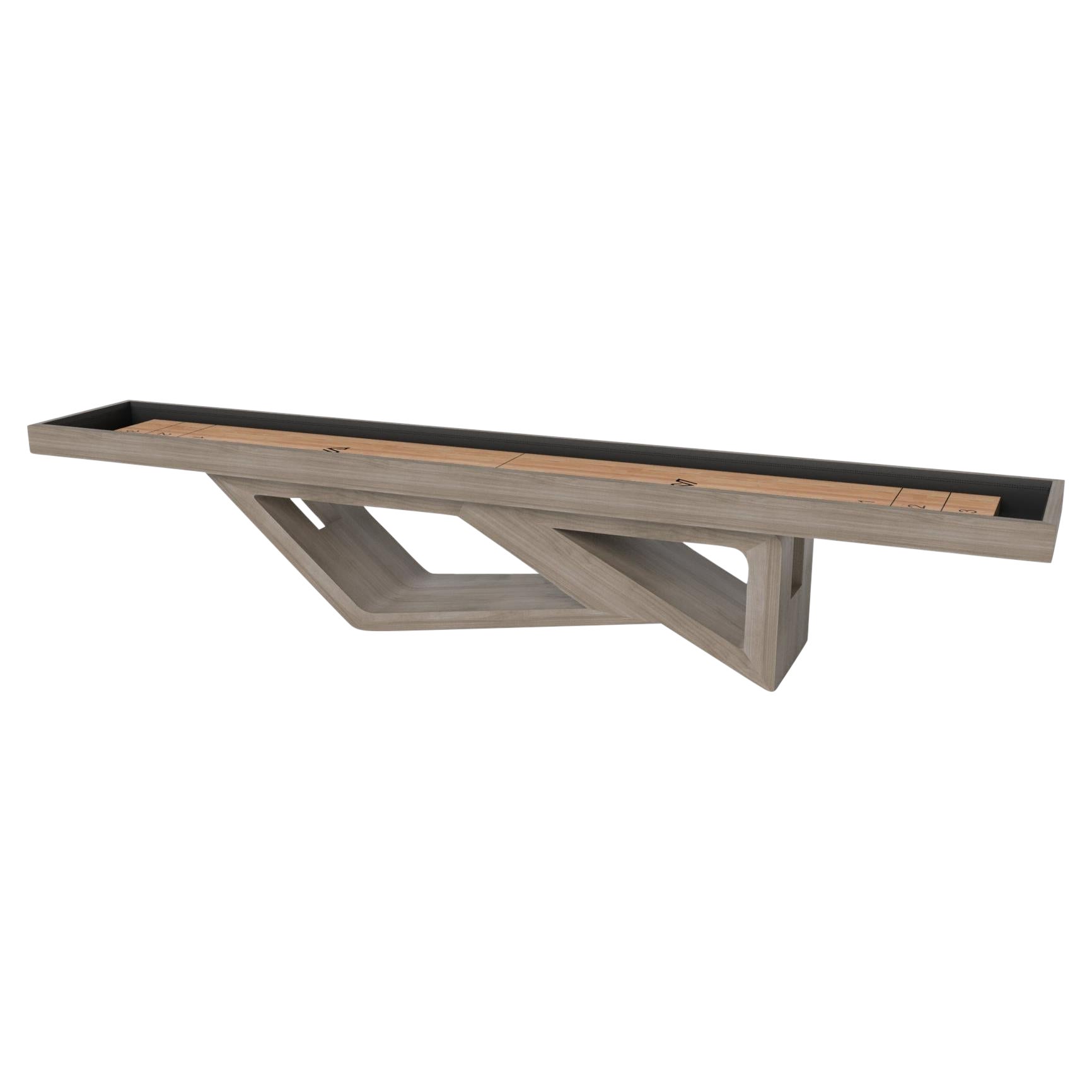 Elevate Customs Rumba Shuffleboard Tables / Solid White Oak Wood in 18' - USA