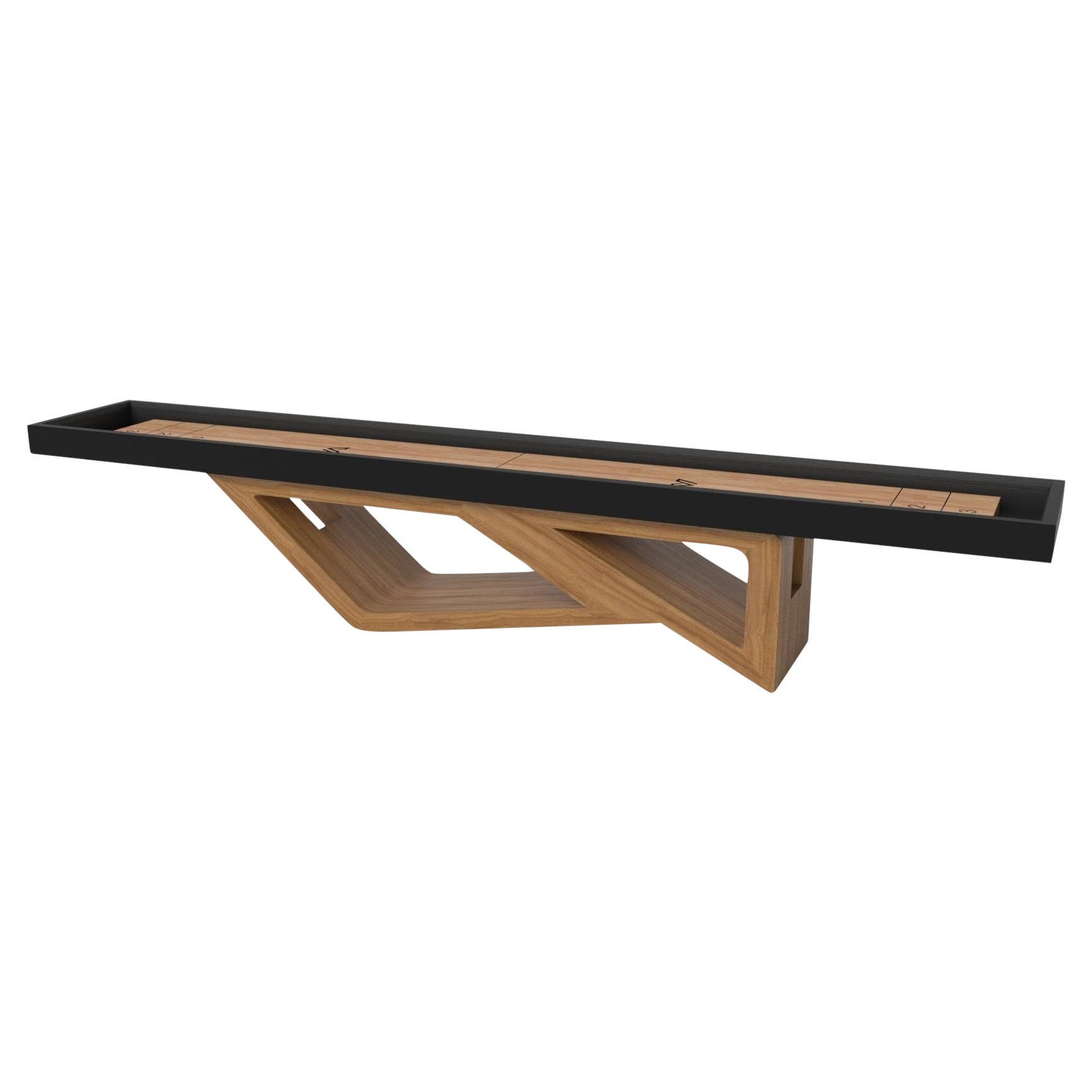 Elevate Customs Rumba Shuffleboard Tables / Bois de teck massif en 14' - USA en vente