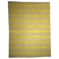 Vintage Dhurrie Rug with Stripes, from Rug & Kilim