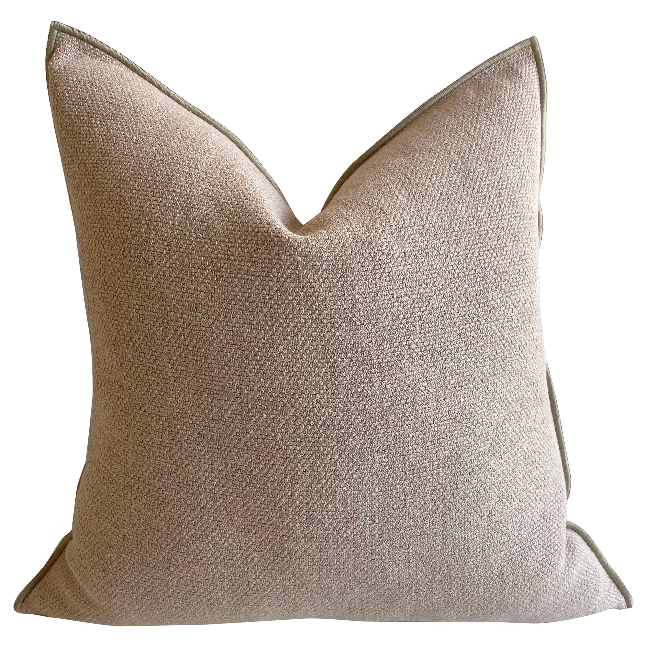 Fromentera French Linen Accent Pillow For Sale