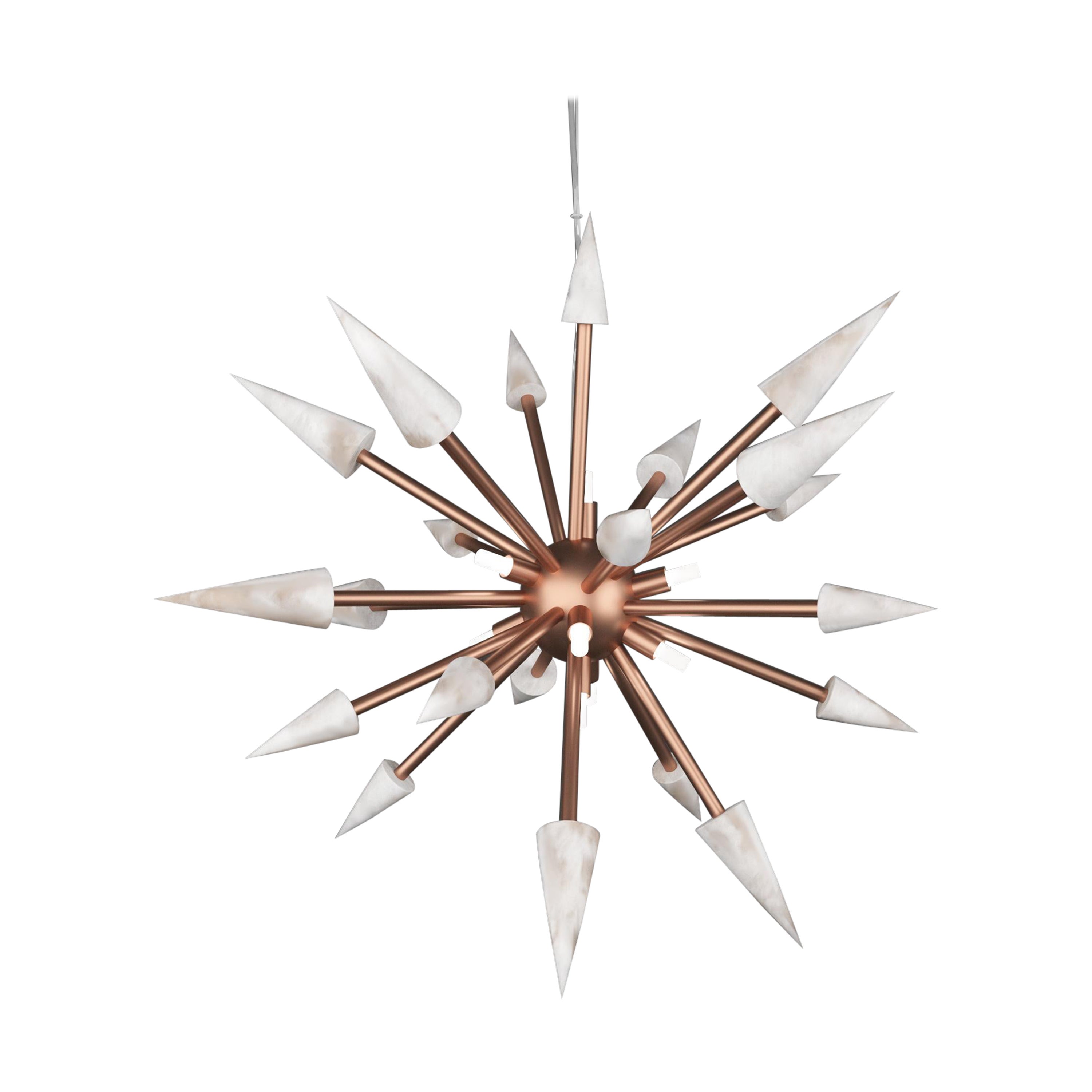 Perseo 50 Copper Pendant Lamp by Alabastro Italiano For Sale