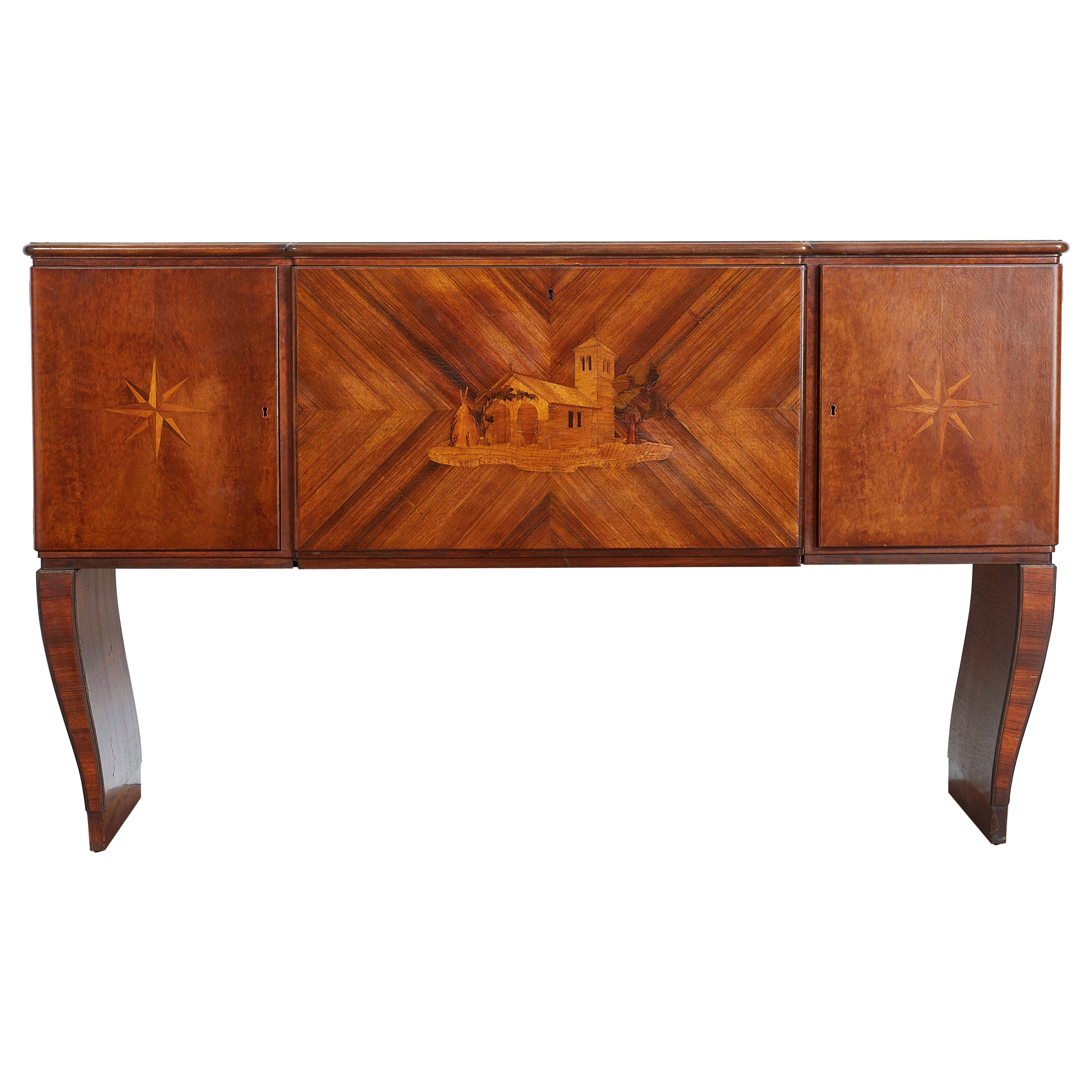 Tomaso Buzzi Sideboard, 1930s For Sale
