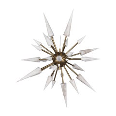 Lampe suspendue Perséo 100 en bronze par Alabastro Italiano