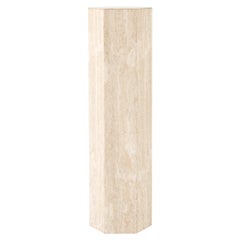 Used Italian Travertine Pedestal