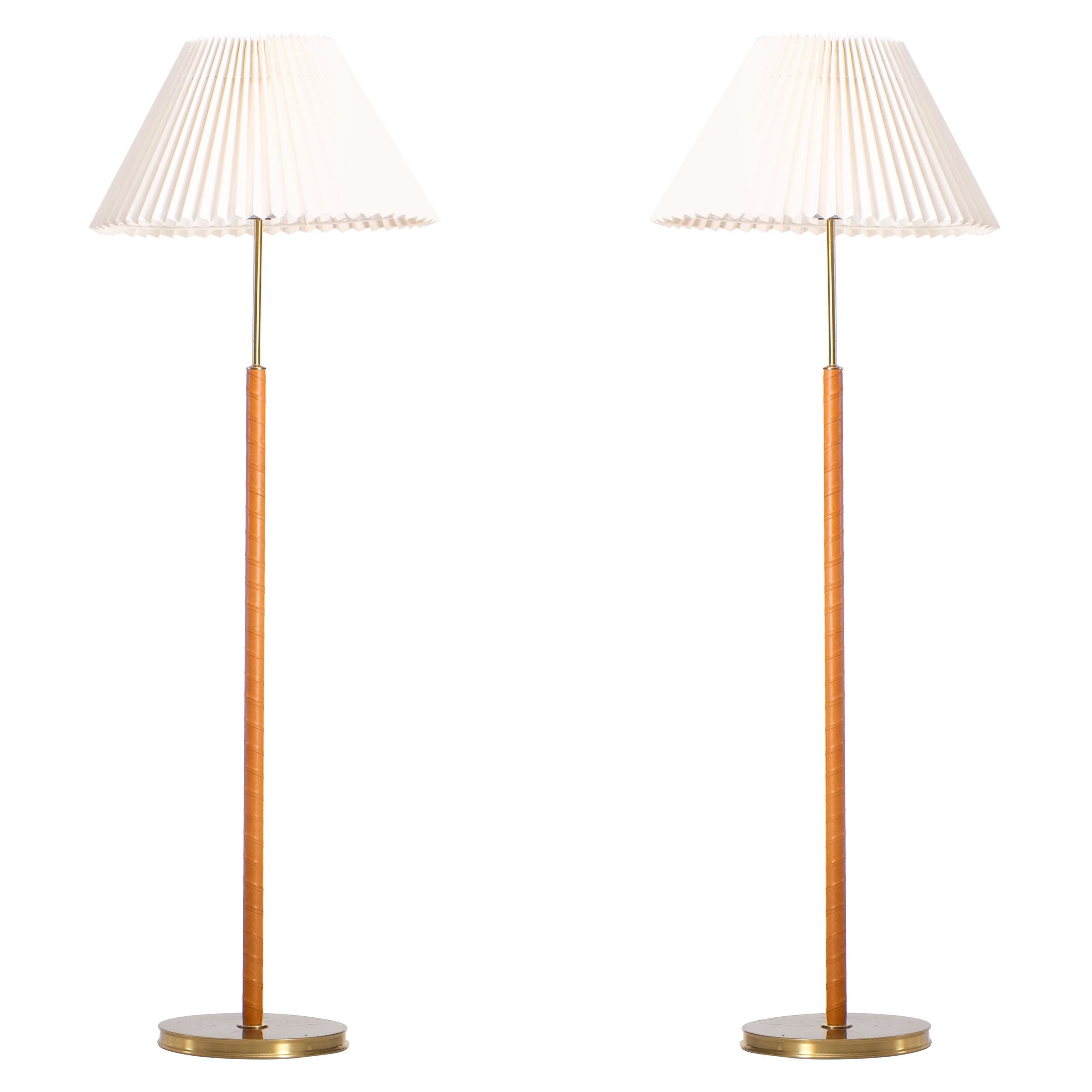 Pair of Josef Frank Floor Lamps, Sweden