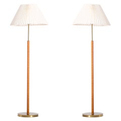 Pair of Josef Frank Floor Lamps, Sweden
