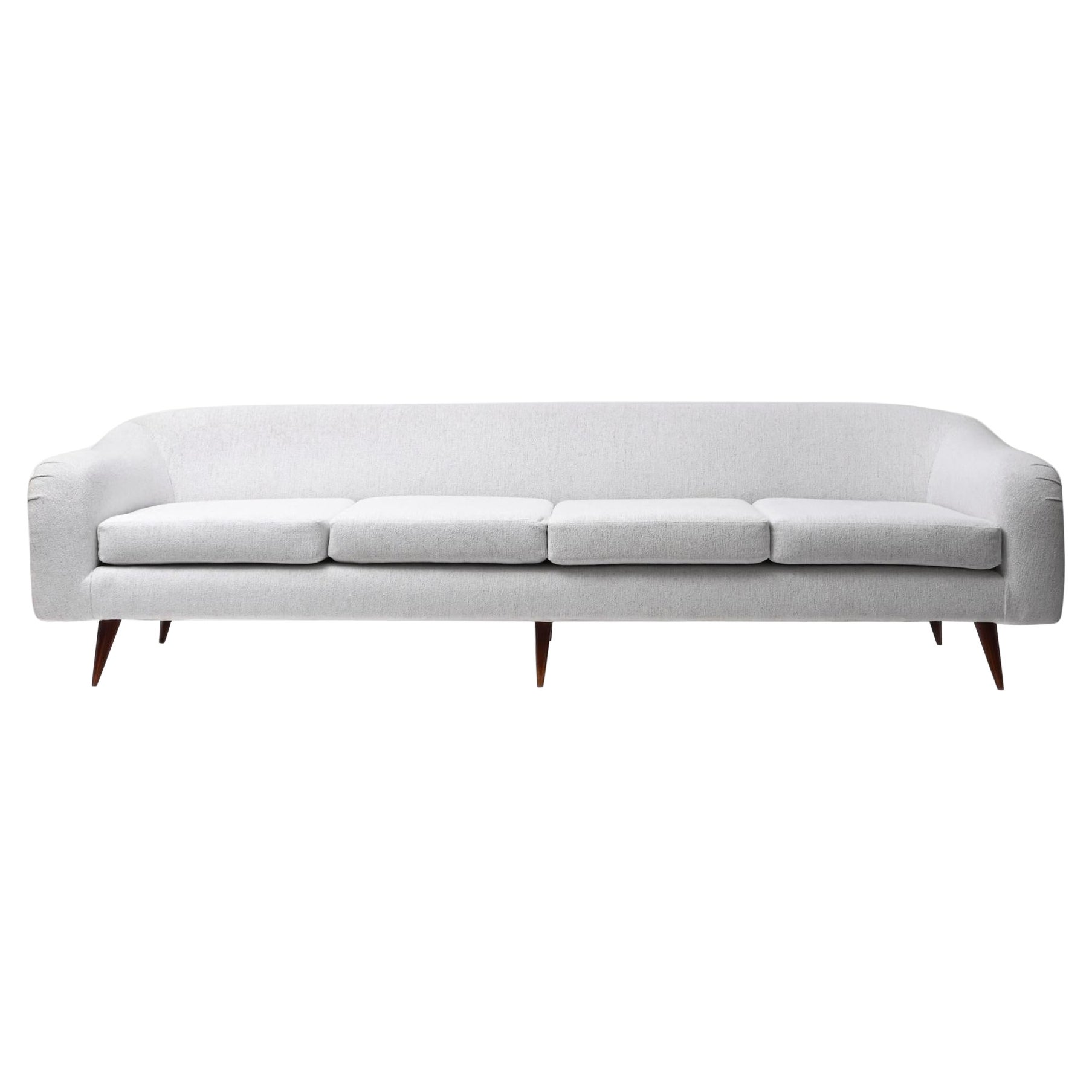 Joaquim Tenreiro Curva Sofa For Sale