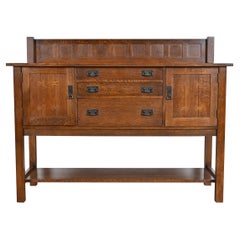 L. & J.G. Stickley Mission Oak Arts & Crafts Sideboard