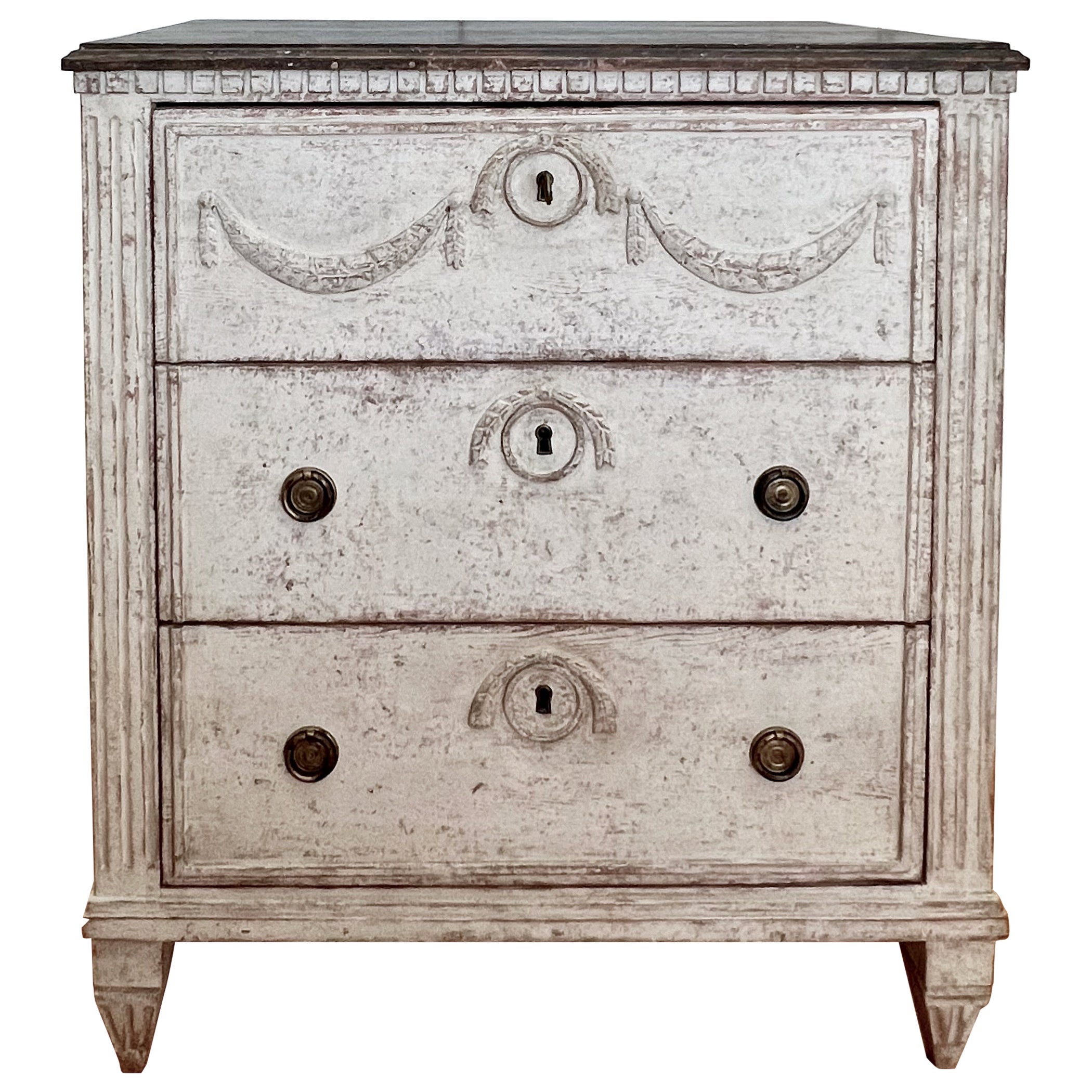 19th century Small Swedish Chest For Sale
