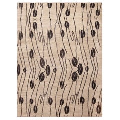 Tapis moderne artistique Nazmiyal Colleciton Taille Coffee Bean 9'3" x 12'3"