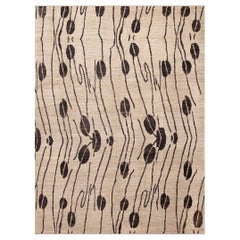 Nazmiyal Colleciton Modern Artistic Room Size Coffee Bean Rug 9'3" x 12'3"