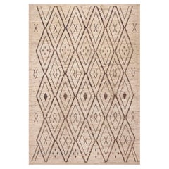 Nazmiyal Collection Tribal Geometric Berber Beni Ourain Design Rug 10' x 14'2"