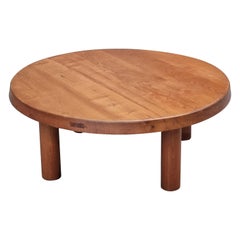 Pierre CHAPO circular coffee table 