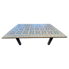 Retro Mexican Tile Dining Table