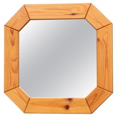 Danish Pine Octagonal wall Mirror