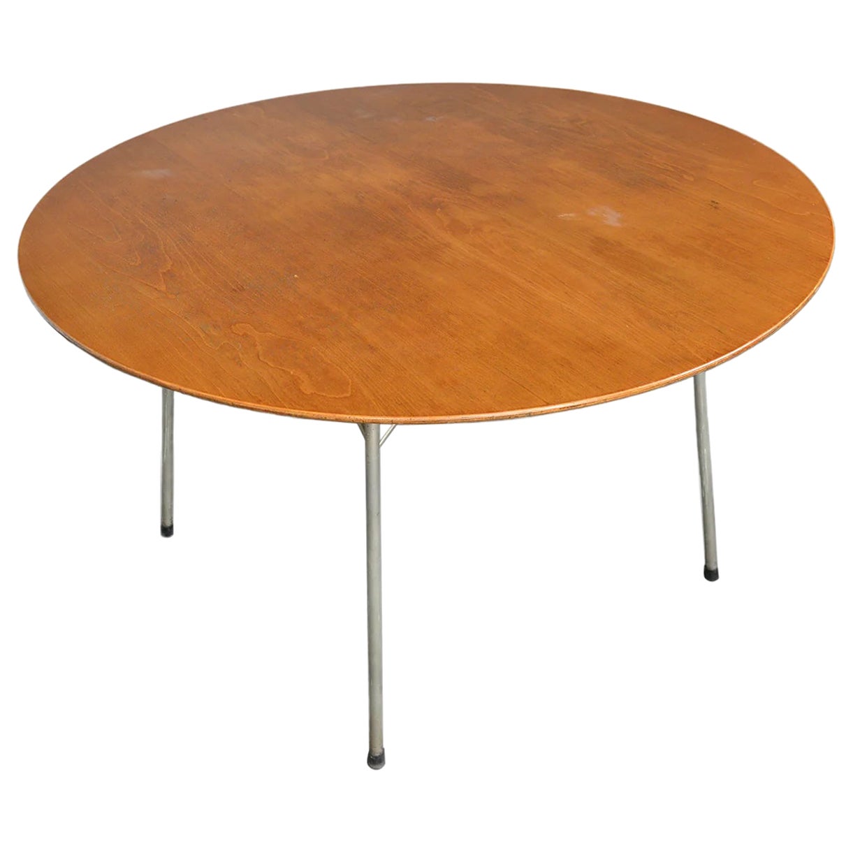 Arne Jacobsen "Ant" Dining Table in Teak For Sale