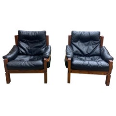 Pierre Chapo Pair of S15 armchairs - Circa 1978