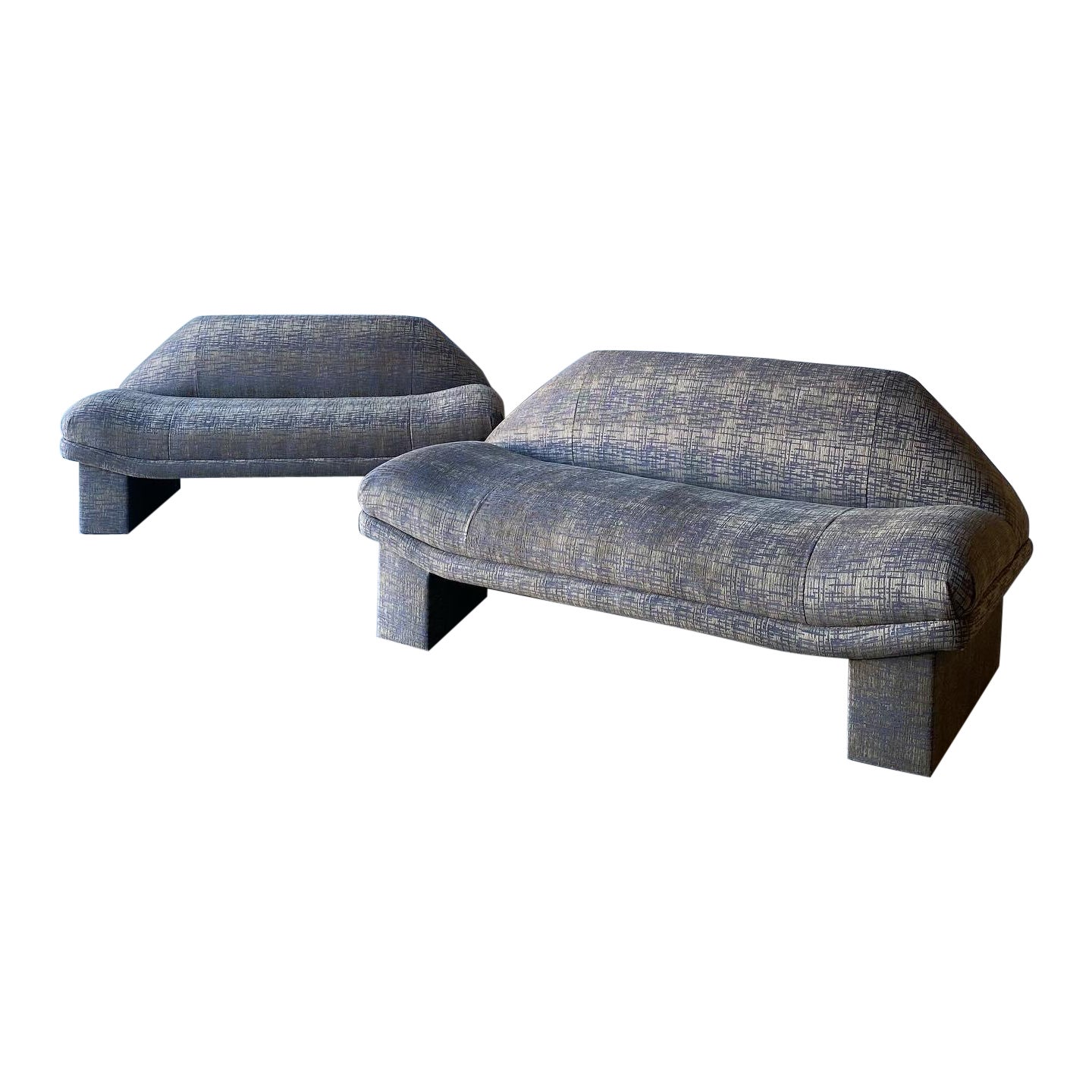 Post Modern Loveseat, Pair Available  For Sale