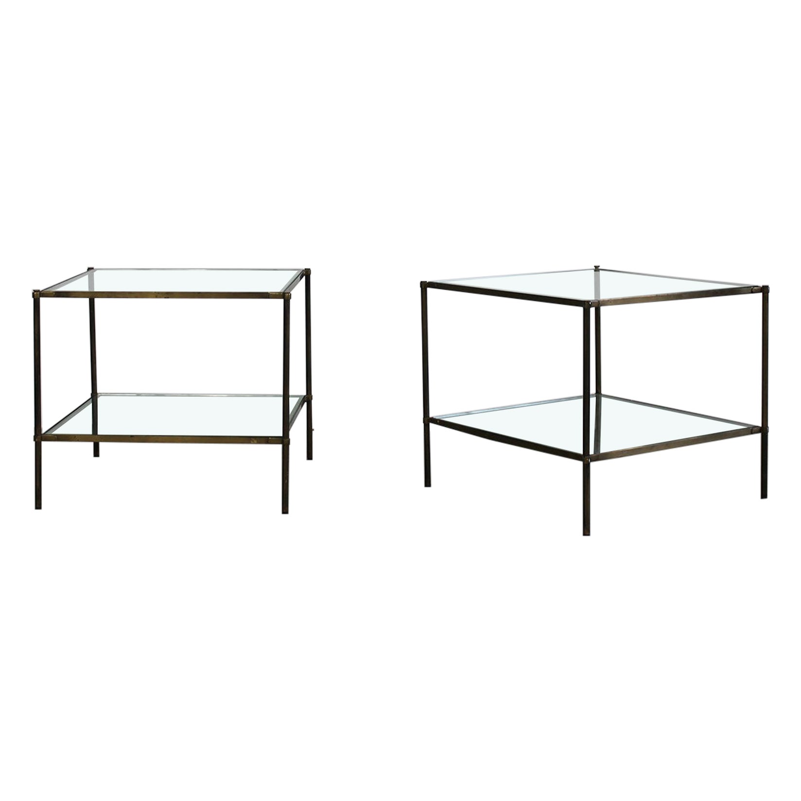 Corrado Corradi Dell'Acqua Set of Two T12 Montecarlo Tables by Azucena 1949  For Sale