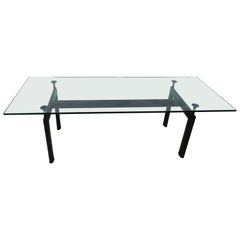 Used LC6 dining table by Le Corbusier for Cassina, 1990s