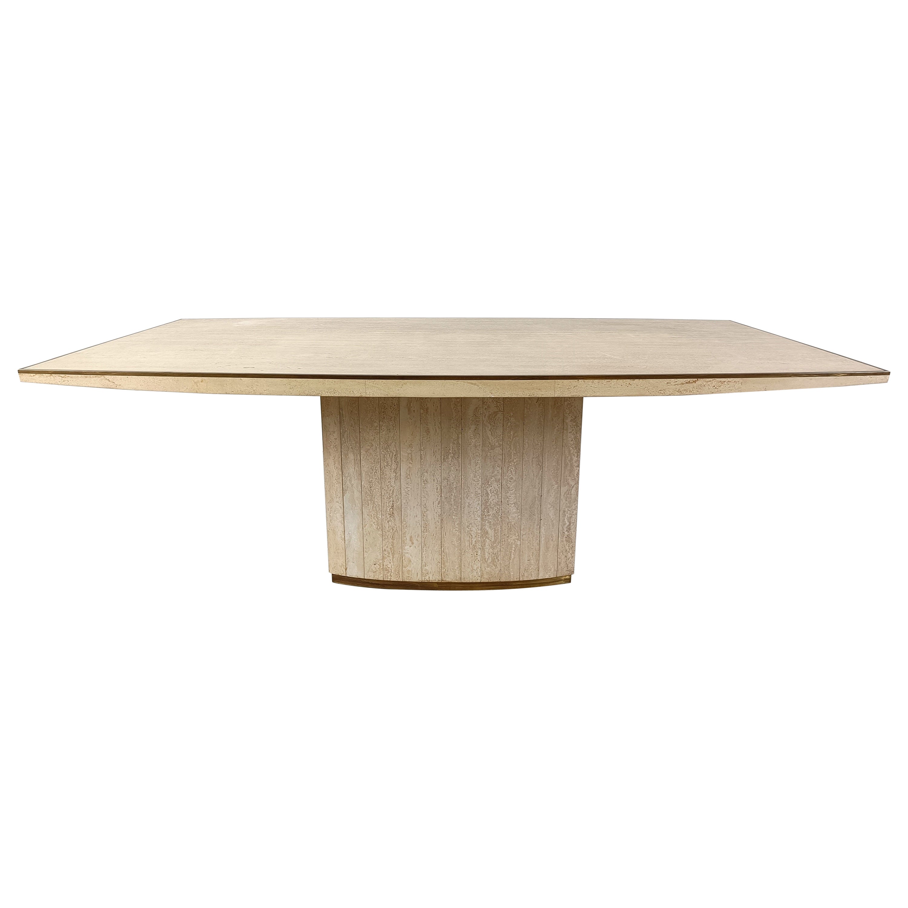 Willy rizzo dining table for Jean Charles, 1970s