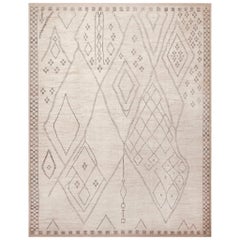 Nazmiyal Collection Alfombra moderna de diseño bereber tribal Beni Ourain 13'2" x 17'1
