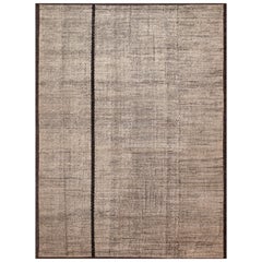 Collection Nazmiyal, grand tapis de laine moderne et minimaliste fait à la main 11'11" x 16'