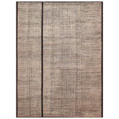 Nazmiyal Collection Alfombra de lana grande, minimalista, moderna y hecha a mano 11'11" x 16''