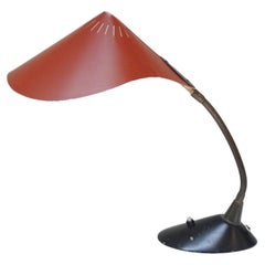 Vintage German Modernist "Cobra" Adjustable Table Lamp by Cosack Leuchten