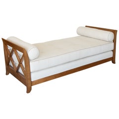 Vintage 1940's French Daybed in the Style of Jean Royere