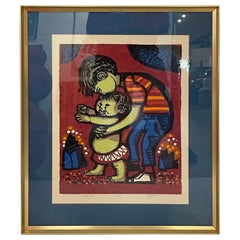 David Weidman Signed and Numbered ED of 250 Silkscreen Walking