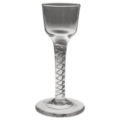 Air Twist Georgian Wine Glass c1750