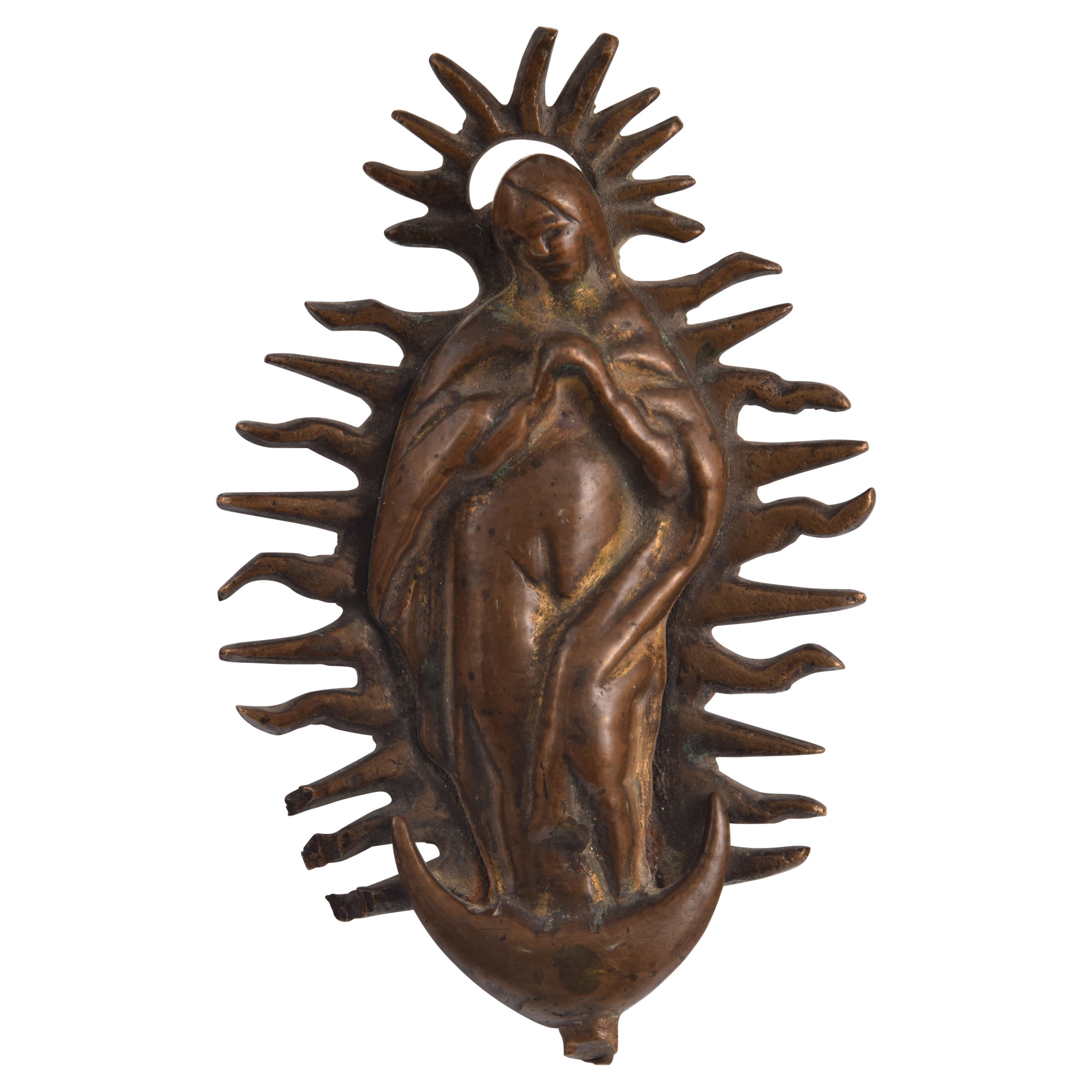 Immaculate Conception. Bronze. Spanish school, 17th century.