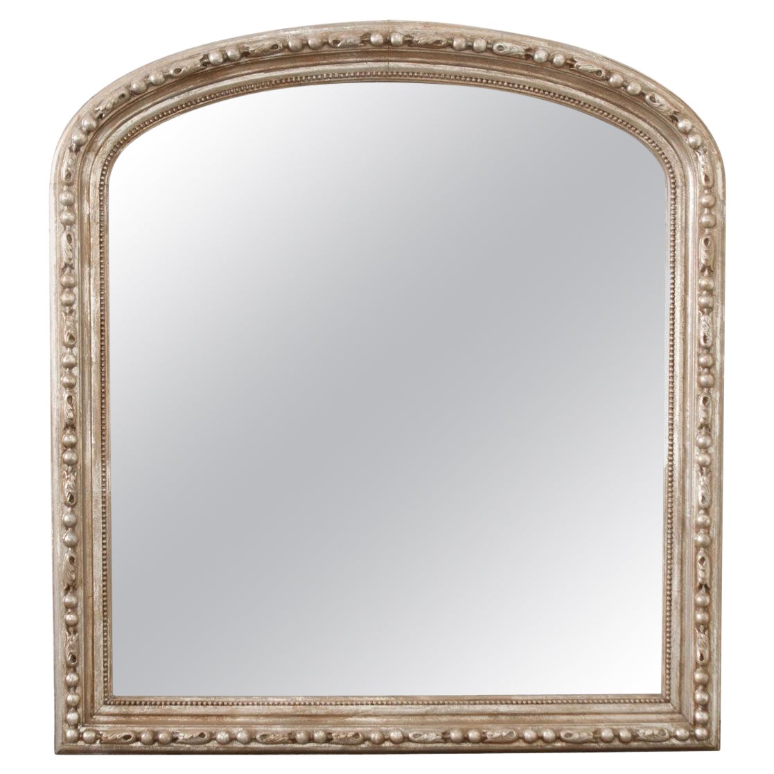 French Silvered Louis Philippe Mirror