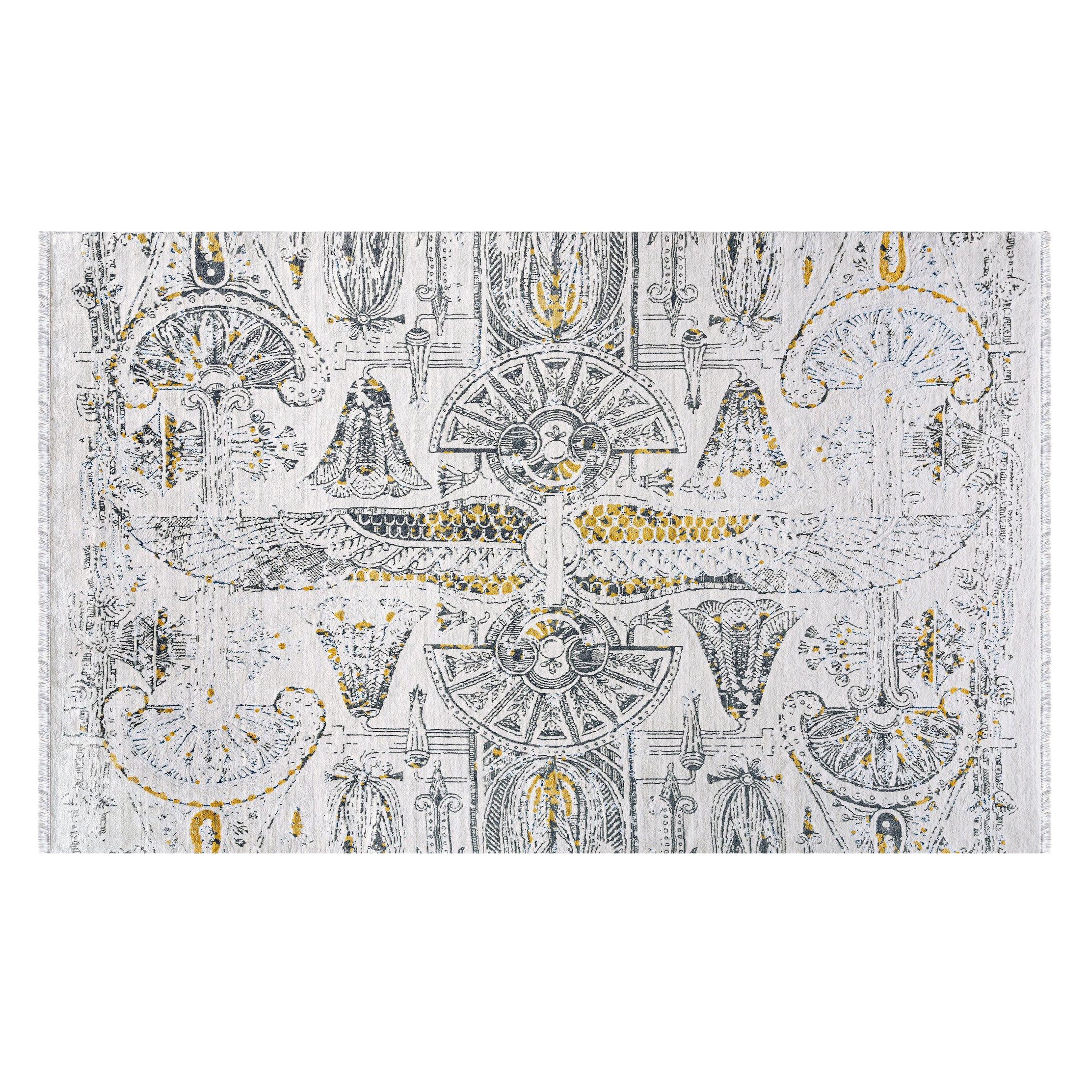Kahhal Looms Wings Hand-Knotted 350x250cm Rug by Shosha Kamal