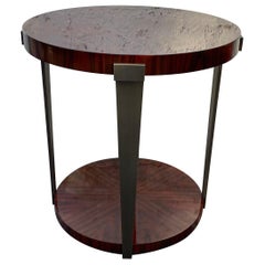Gueridon-Tisch Starburst Santos mit Beinen aus Rosenholz und Bronze von Decca, Ingenieurarbeit