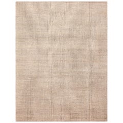 Nazmiyal Collection Abstract Neutral Minimalist Modern Area Rug 7'4" x 9'8"