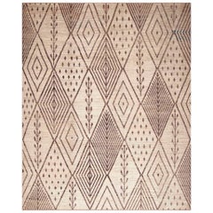 Nazmiyal Collection Tribal Geometric Beni Ourain Design Modern Rug 12' x 15'3"