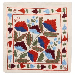 Taie d'oreiller de canapé en forme de feuilles, coussin coloré, housse de coussin en dentelle brodée 17 "x17".